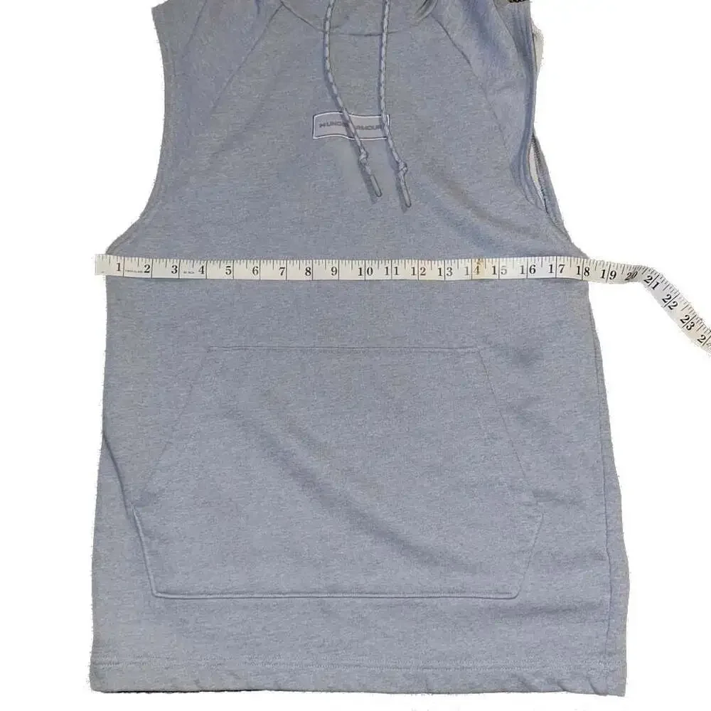 Under Armour Men's Y2K Streetwear Heavyweight Terry Sleeveless Hoodie-S - Picture 3 of 5